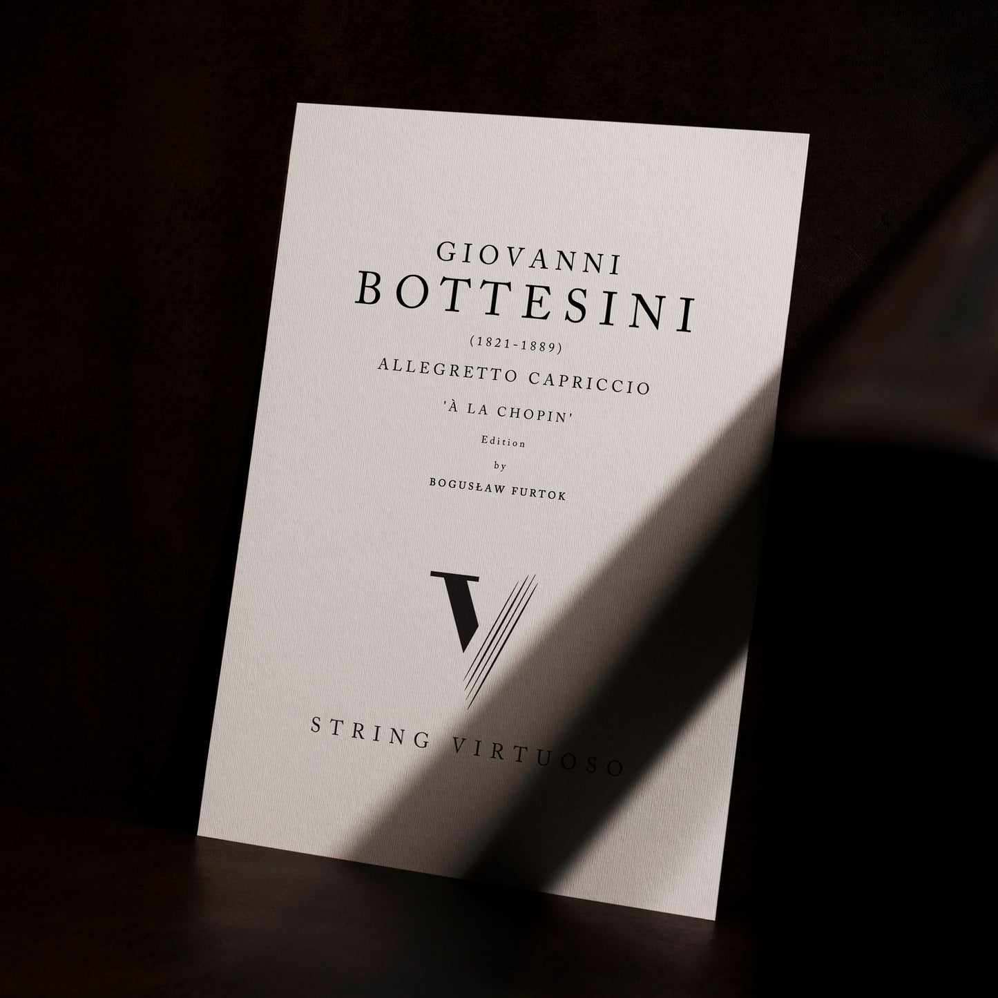 Sheet music by Giovanni Bottesini on Allegretto A La Chopin edition by boguslaw Furtok.