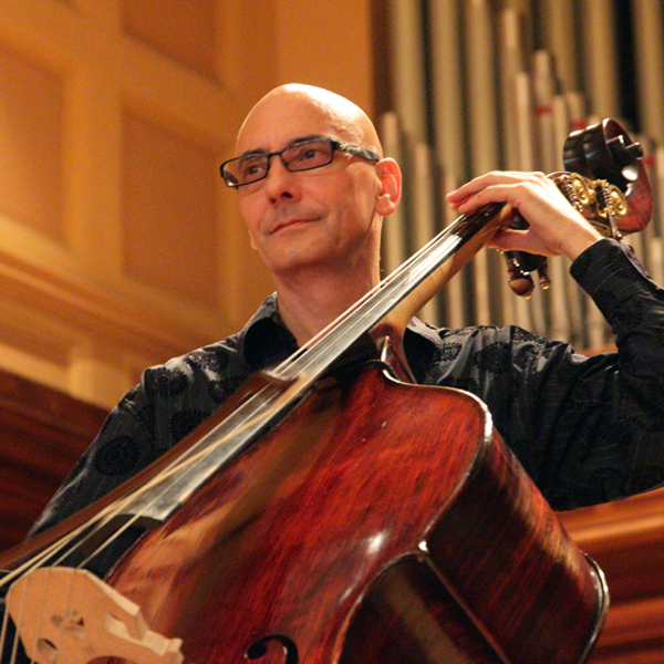 Catalin Rotaru playing the double bass