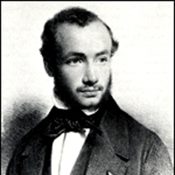 Henri Vieuxtemps in black and white