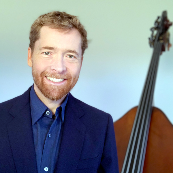 Nicholas Walker and a double bass