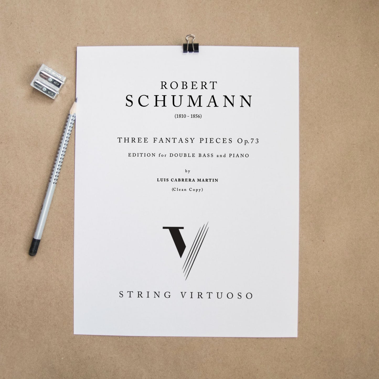 Schumann - 3 Fantasy pieces Op.73 - L. Cabrera
