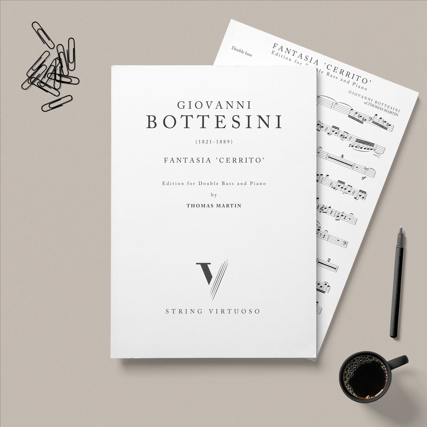 Bottesini — Fantasia 'Cerrito': Thomas Martin — PDF Sheet Music