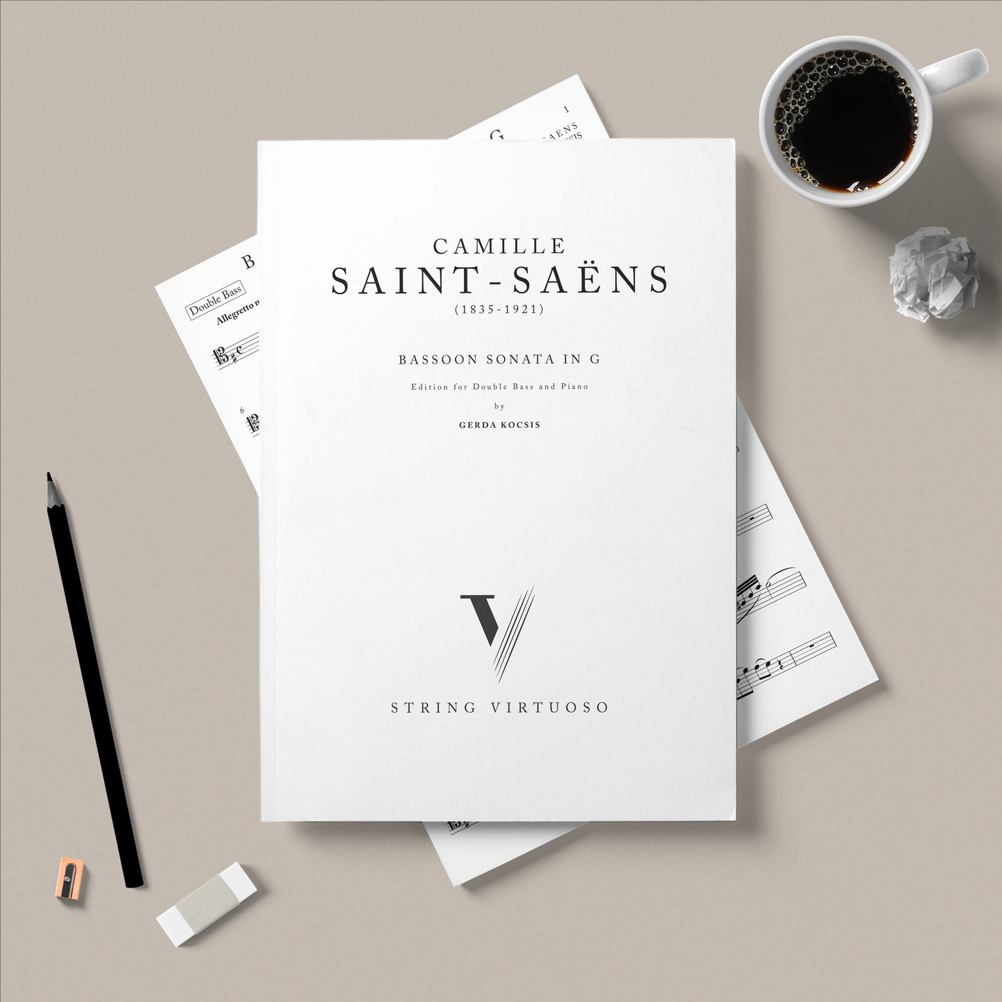 Saint Saëns — Bassoon Sonata in G: Gerda Kocsis — PDF Sheet Music