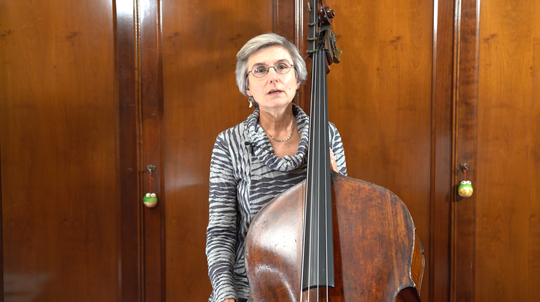 Petzold — Minuet in D: Tutorial with Cathy Elliott, Double Bass. Part 2 of 2