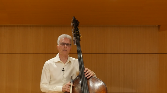 Bach - Cello Suite No. 3: Tutorial with Timothy Cobb, Double Bass. Part 1 of 6 (Prelude)
