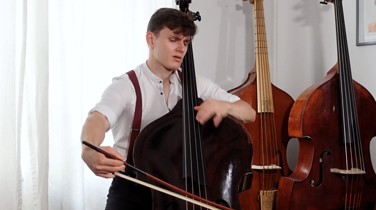 Schubert — Arpeggione Sonata, Mov. 1: Played by Dominik Wagner, Double Bass