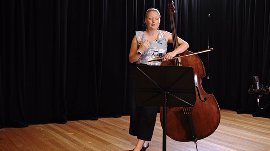Beethoven — Symphony No. 9: Tutorial with Phoebe Russell, Double Bass. Part 3 of 25 (Mov. 1)