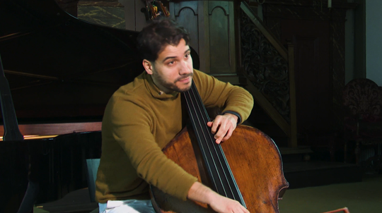 Koussetvitzky - Chanson: Tutorial with Luis Cabrera, Double Bass. Part 1 of 3