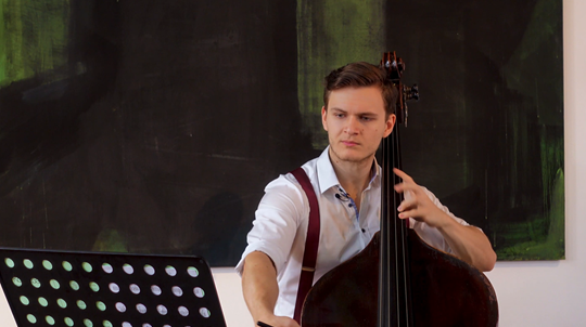 Wagner - Rezitativo: Tutorial by Dominik Wagner, Double Bass. Part 1 of 2