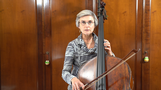 Petzold — Minuet in D: Tutorial with Cathy Elliott, Double Bass. Part 1 of 2