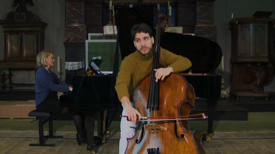 Koussevitzky — Four Pieces - Andante: Played by Luis Cabrera, Double Bass