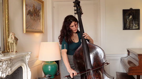 Bach — Cello Suite No. 1, [BWV 1007: 4. Sarabande]: Played by Lorraine Campet, Double Bass